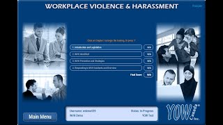 Workplace Violence and Harassment Training by YOW Canada Inc [upl. by Aicak]