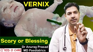 Vernix Caseosa in Newborn  FormationFunction amp Removal Hazards  Dr Anurag Prasad  vlog13 [upl. by Abramo]