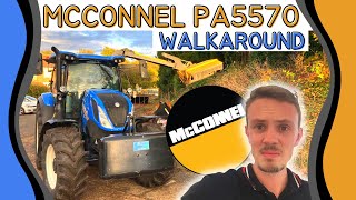 McConnel PA5570 Hedge Cutter  Walk around Controls and Operation [upl. by Lorou]