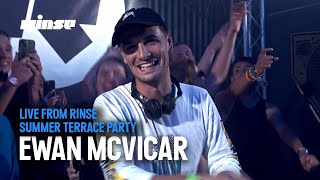 Ewan McVicar  Live From Rinse Summer Terrace Party 2024 [upl. by Norreht]