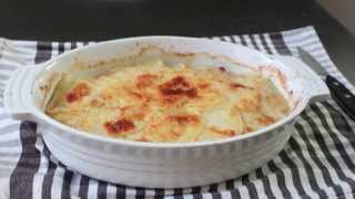 Potato amp Parsnip Gratin  Baked Potato amp Root Vegetable Casserole Recipe [upl. by Hollister]