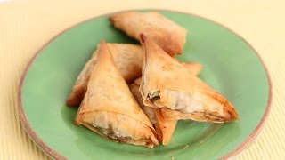 Indian Inspired Samosa Recipe  Laura Vitale  Laura in the Kitchen Episode 808 [upl. by Ahsinned686]