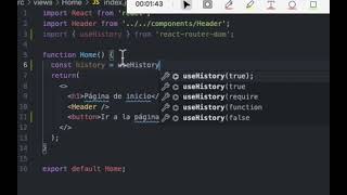 Cómo navegar programáticamente entre páginas usando React Router [upl. by Wystand699]