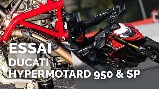 Essai Ducati Hypermotard 950 et SP 2019 Lart de lirrévérence [upl. by Edla405]