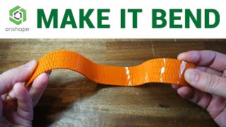 Make your parts bendy with this design hack  3D design for 3D printing [upl. by Rennerb]