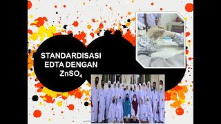 Volumetri Standardisasi EDTA dengan ZnSO4 [upl. by Reynolds]