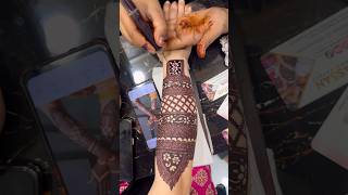 Bridal mehndi  ✨🫶🏻 signature work hassanmehndiexpert mehndi [upl. by Llevron]