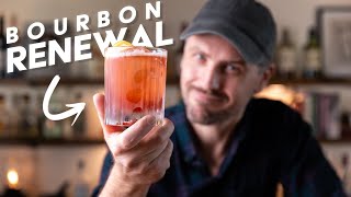 The Bourbon Renewal  a quick whiskey drink recipe [upl. by Hamachi]