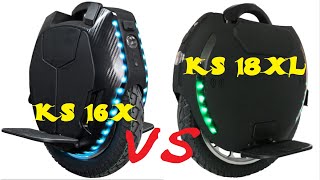 Kingsong 16X VS 18XL and Inmotion V10 [upl. by Petrie]