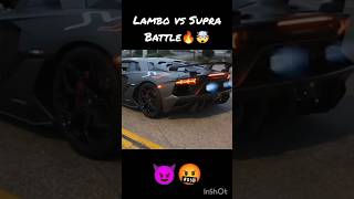 Lambo VS supra Battle🔥supra hyderabad shorts [upl. by Nhar]