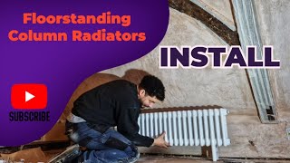 Full Radiator Installation  Floorstanding listed building [upl. by Yeltihw]