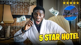 Staying at Nigeria’s FIRST FiveStar Hotel 3 Crazy Challenges  INSANE Food [upl. by Malachi]