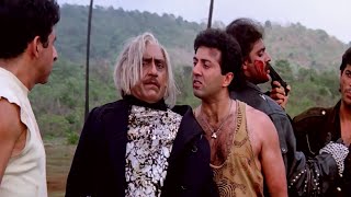 VISHWATMA  CLIMAX SCENE  Naseeruddin Shah Sunny Deol amp Chunky Pandey Best Action Scene [upl. by Darren]