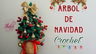 Arbol de navidad CROCHET 40 cm😱🎄🧶❤️ navidad árboldenavidad [upl. by Roht]