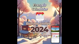 Français Calendrier 2024 [upl. by Eugene]