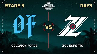 OF vs ZOL VCT Challengers SEA  Split 3  Stage 3 DAY 3 [upl. by Reich]