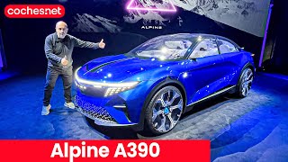 Alpine A390 Concept  Primer vistazo  Review en español  cochesnet [upl. by Norbie]