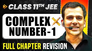 Complex Number  1 COMPLETE Chapter in 1 Video  Quick Revision  Class 11 Arjuna JEE [upl. by Washburn]