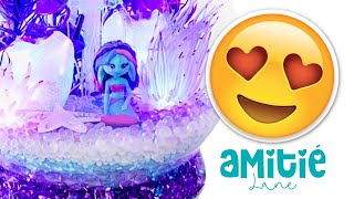 DIY Mermaid Terrarium 🧜‍♀️💎 Amitie Lane [upl. by Guillema]