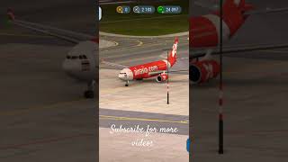 AIRASIA FLIGHT short worldofairports airasia [upl. by Elburt]