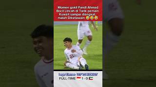 Moment Lucu Timnas U17 VS Kuwait Senyumnya Fandi Ahmad Nular short [upl. by Anehs]