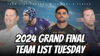 NRL  Joel amp Fletch go through the Team List News for the 2024 NRL Grand Final [upl. by Eciruam]