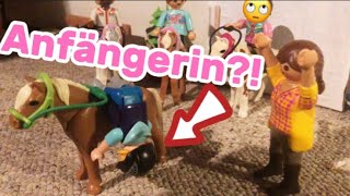 Eine nervige Anfängerin auf dem Sonnenhof 🙄😬😮‍💨 Reitunterricht 1  Playmobil Pferde [upl. by Akoyin]