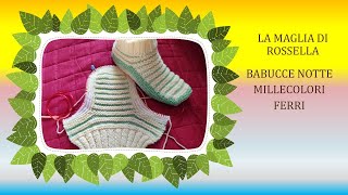 💝💖💋💛 Mille colori un solo comfort Scarpette uniche per piedi felici tutorialfacile knitting [upl. by Rye]