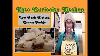 Low Carb Clotted Cream Fudge [upl. by Skoorb]