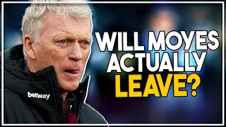 Is David Moyes really set to leave West Ham at the end of season  Hammers face Bayer Leverkusen [upl. by Novaat]