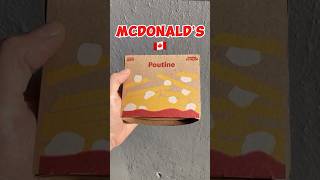 Gravy Fries AKA Poutine  McDonald’s Canada [upl. by Kcub842]