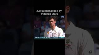 Mitchell Starc paced at 160 kph 🥶 cricket mitchellstarc ashes fastbowling trending sg shorts [upl. by Eeliab]