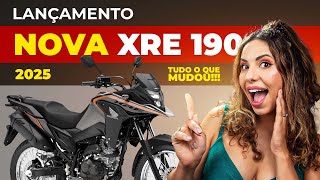 NOVA XRE 190 2025 TUDO O QUE MUDOU NA NOVA HONDA XRE 190 CORES PREÇO E QUANDO CHEGA NAS LOJAS [upl. by Lattie]