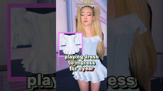 I CAN’T BELIEVE SHE WORE THIS roblox funny skit dresstoimpress dti [upl. by Karie236]