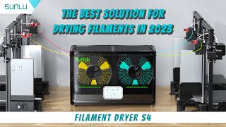 SUNLU Filament Dryer S4  The Best Solution for Drying Filaments in 2023 [upl. by Ellennad]