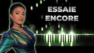 Imen Es Essaie Encore  piano karaoke [upl. by Nnaecyoj156]