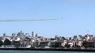 Frecce Tricolori a San Francisco [upl. by Htebazileyram]