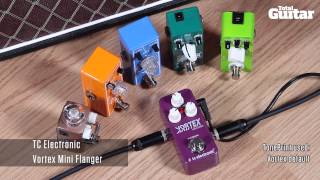 Mini Effects Pedal Shootout Demo Modulation Xvive Mooer Tone City TC Electronic Hotone [upl. by Victorine]