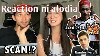 ALODIA REACTION Dogie vs Xander ford [upl. by Haase]