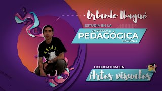 Orlando estudia Licenciatura en Artes Visuales y tú ¿ qué quieres estudiar [upl. by Quintie537]