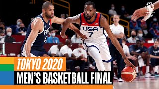 France 🇫🇷 vs USA 🇺🇸  Mens Basketball Gold Medal Match  Tokyo Replays [upl. by Scevor]