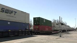 UNION PACIFIC UP EMD SD70ACE Northbound Intermodal Container Train [upl. by Niamart]