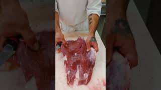 Beef Flank Steak butcher food meatcutter meatlovers flanksteak knifeskills steak chef howto [upl. by Akinehc]