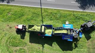 Maisernte in Röthenbach auf ca 1000müm mit Valtra Krone Same Göweil [upl. by Cirillo]