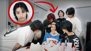 Asian Boys Try KPOP Makeover [upl. by Assilym]