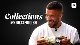 LUKAS PODOLSKI TALKS ARSENAL amp GERMANY THROUGH HIS ICONIC ADIDAS F50 BOOTS 🇩🇪⭐  COLLECTIONS [upl. by Damarra336]