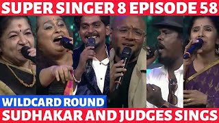 kooda soru govindhamma  super singer 8 vijay tv all judges singing goindhamma gana sudhakar [upl. by Chemush416]