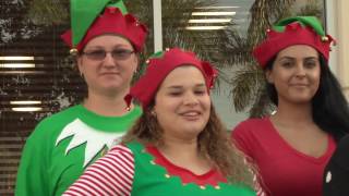 Inside Waters Edge Dermatology  Holidays 2016 PATH Elves [upl. by Edac579]