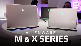 Dell Alienware M series m18 amp m16 and X series x16 amp x14 first look at CES 2023 [upl. by Valaria]