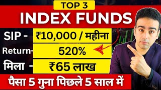 Best SIP Plans for 2024  Index Funds  Top 3 Mutual Funds for Beginners  SIP Investment in Hindi [upl. by Nylanna]